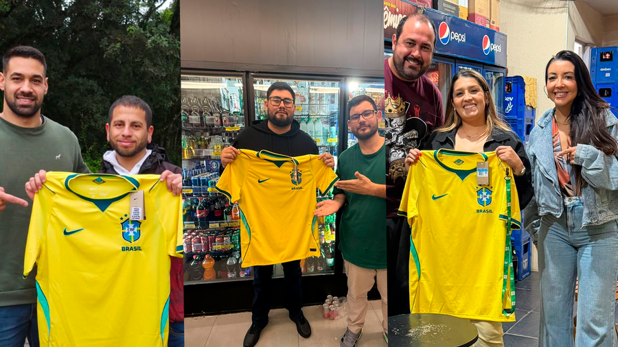 Imagem de encerramento da campanha PremiaJão 2026, destacando prêmios, pedidos e ganhadores em cidades participantes.